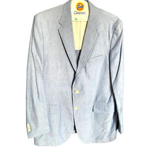 Men’s Blue Suit Jacket 48R